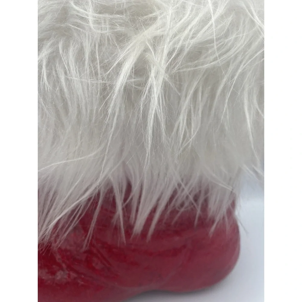 Vintage Paper Mache Large Santa Boot 11